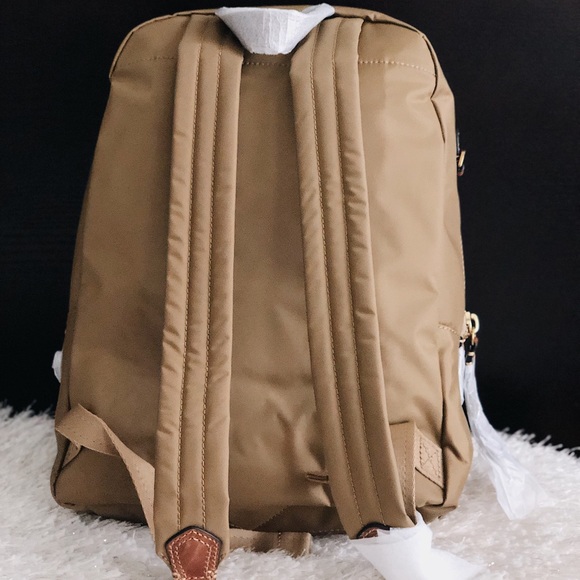 ✨New FRYE Ivy Nylon Backpack Tan 🎒 - Picture 3 of 8